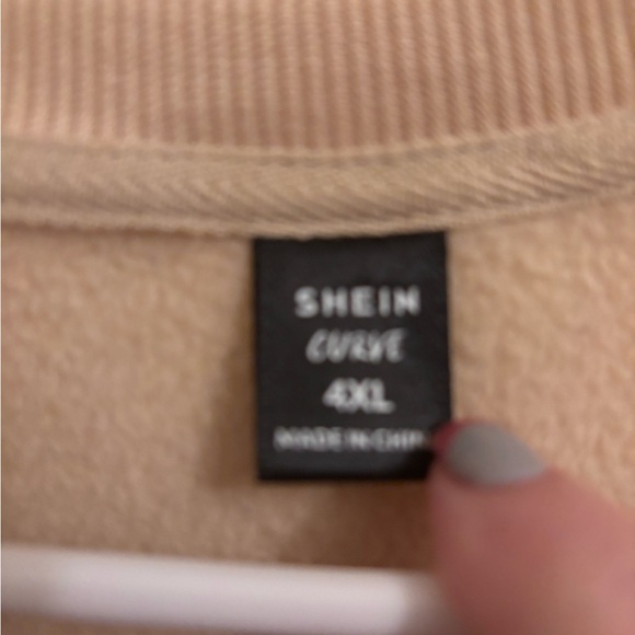 SHEIN Curve “Gobble” Turkey Graphic Sweatshirt - Size 4XL - Picture 2 of 2